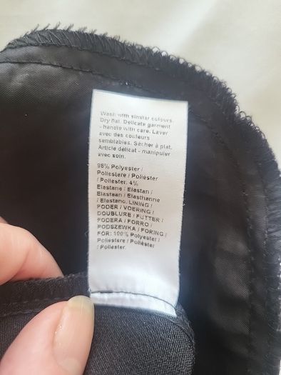 River Island Black Crop Trousers