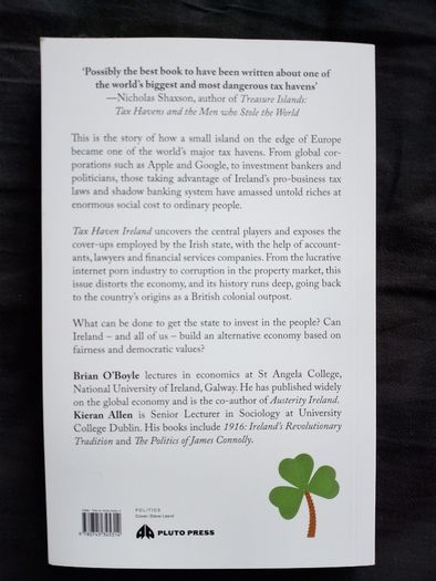 Brian O Boyle and Kieran Allen, Tax Haven Ireland