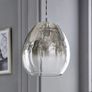 Smoked Glass Pendant Lights x2 Image 3
