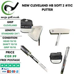 New Cleveland HB Soft 2 #11C Putter / 34"