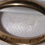 1910 18ct Gold Wedding Ring size 0 Image 2