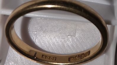 1910 Wedding Ring 18ct Gold