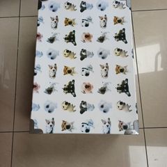 Cardboard Storage Box With Lid. S. 50cm X 36cm.