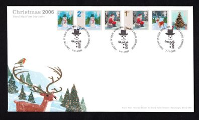 2006 Great Britain Christmas Commemorative Stamps First Day Cover (FDC)