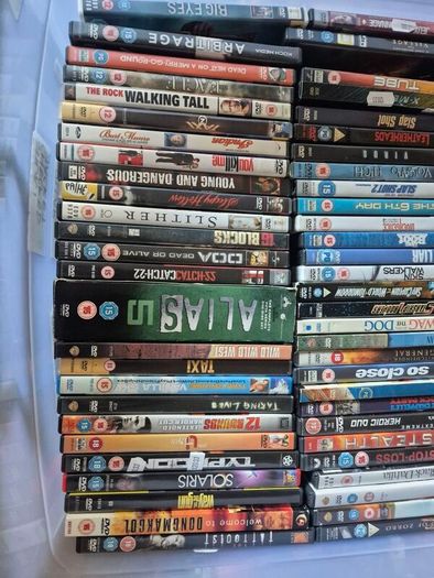 DVD lot - 155 titles