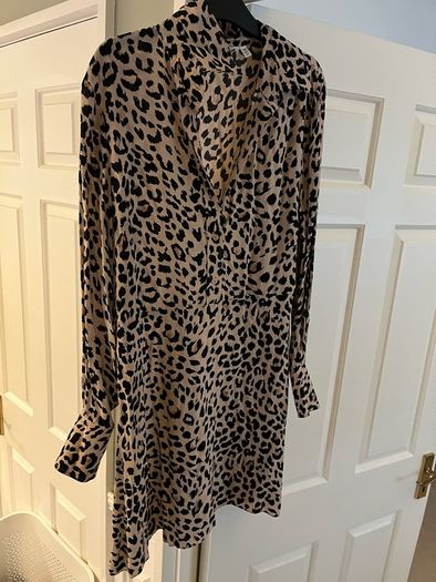 & Other Stories Leopard Mini Dress