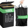New. 100L Recycling Bin for Kitchen, Large Capacity Bottles Recycle Bin (Free Delivery) Image 2