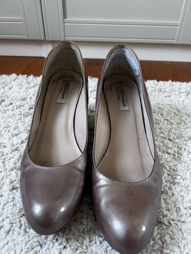 LK Bennett Champagne Wedges