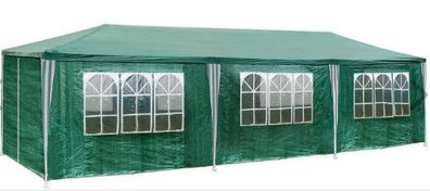 Gazebo Party Tent, Marquee  Garden Tent, Waterproof Event Gazebo - 3 x 9 m, with 8 Side Panels