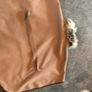 Brown cape coat with fur collar Image 2