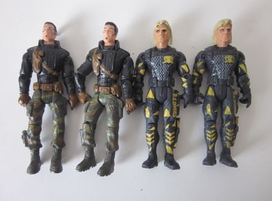 Four Lanard The Corps  Vintage 2010 Action 3.75inch Figures
