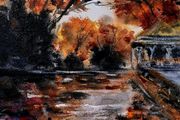 Stephen's green  autumn watercolour