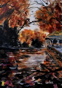 Stephen's green  autumn watercolour