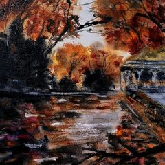 Stephen's green  autumn watercolour