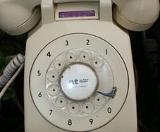 Vintage Bell System Electric Rotary Dial Phone