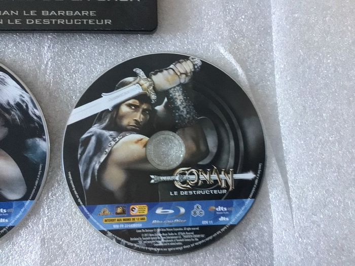Conan the Barbarian/Destroyer Blu Ray Steelbook Rare