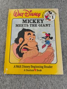 Vintage Disney Book: Mickey Meets the Giant (Volume 1, 1986)