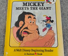 Vintage Disney Book: Mickey Meets the Giant (Volume 1, 1986)