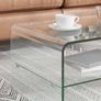 Coffee Table Clear 98x45x31 cm Image 3