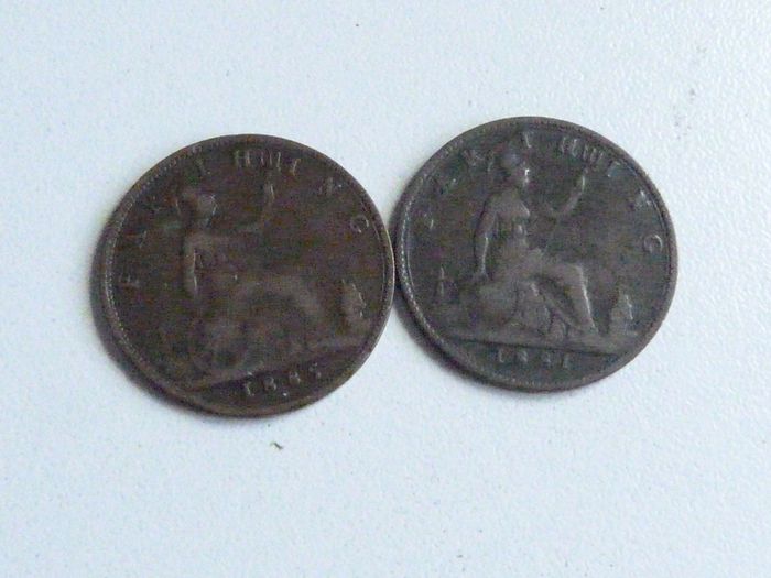 Victorian farthings