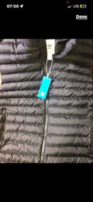 Adidas original running vest gilet  with zips Colour Black size large brand new with tag