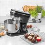 Stand Mixer with 6 Speed Settings, 5 L, Includes Whisk, Dough Hook, Beater, Removable Splash Guard, 1200 W, Perfect for Cakes & Bread, Stainless Steel (FREE POSTAGE) Image 4