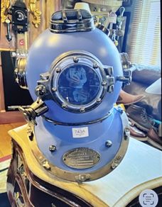Two diving helmets