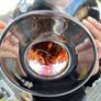 Jerpoint Hand-blown glass cake stand / cloche (domed cover with matching base/plate Image 4