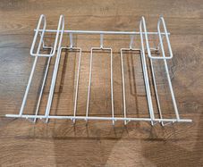 Under-desk cable management tray