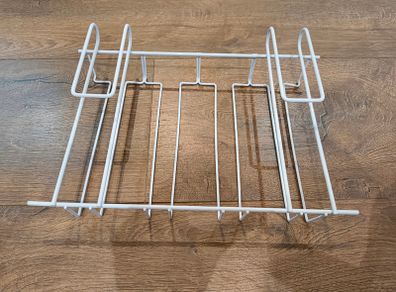 Under-desk cable management tray