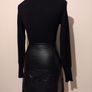 Faux Leather Black Skirt Image 8