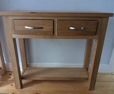 Oak Console Table