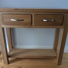 Oak Console Table