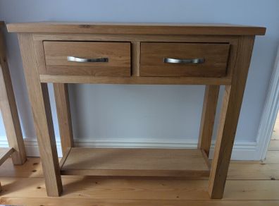 Oak Console Table