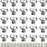 25Pcs Crystal Door Knob, 30MM Diamond Drawer Knobs Crystal Door Handles Diamond Pulls for Home Kitchen Office Chest Cabinet Drawer (FREE POSTAGE) Image 2