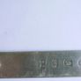 Antique Sterling Silver Ingot Pendant on Sterling Chain 8,72g length 16" Image 6