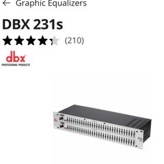 Dbx 31 band Graphic eq