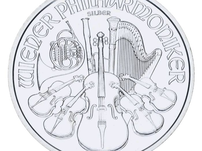2022 Austrian Silver Philharmonic 1oz Coins BU Tubes Of 20