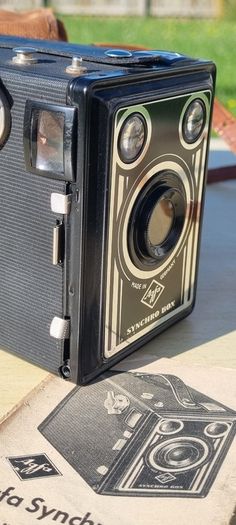 Vintage Agfa Synchro Box  Camera