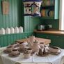 large twin tone Poole pottery set Image 2