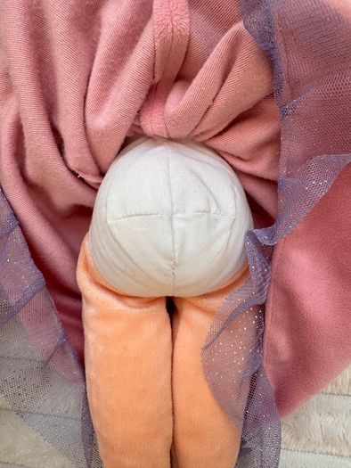 Disney Prilla Fairies Soft Plush Disney Store Fairy Doll dirty approx. 52 cm. Used Please see photos