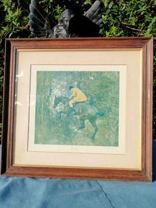 A.J. Munnings Art Deco Lithograph
