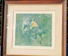 A.J. Munnings Art Deco Lithograph