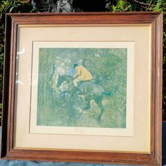 A.J. Munnings Art Deco Lithograph