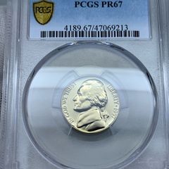 USA 1957 Proof Nickel 5 Cent PCGS PR67