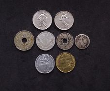 Small Selection of (8) French Coins