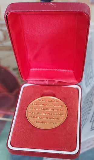SILVERSTONE 31st British  Grand Prix medal 1996