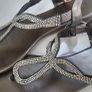 ANKO silver diamante thong sandals Sz 8UK - Bnwt Rrp 49.99 Image 7
