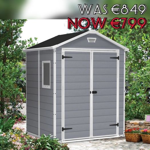 NEW SALE 6 ft. W x 5 ft. D Apex Outdoor Garden Shed