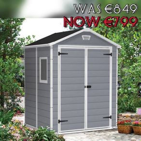 NEW SALE 6 ft. W x 5 ft. D Apex Outdoor Garden Shed